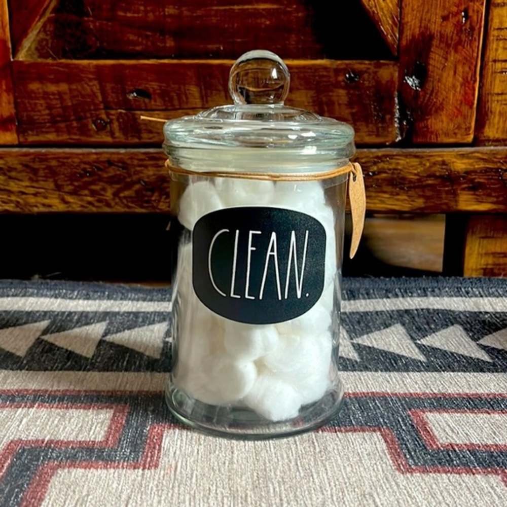 NWT Rae Dunn cotton ball holder